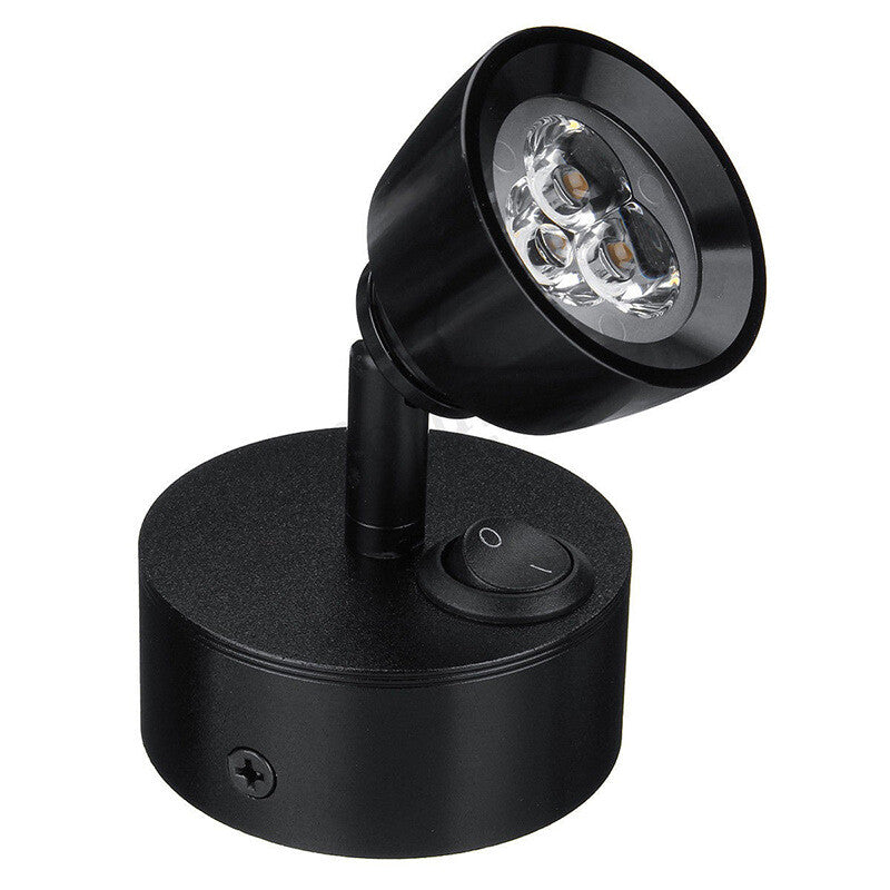 12V LED Reading Light for RVs, Camping Vehicles, Trailers, Boats, Wall-Mounted Bedside Light, White n