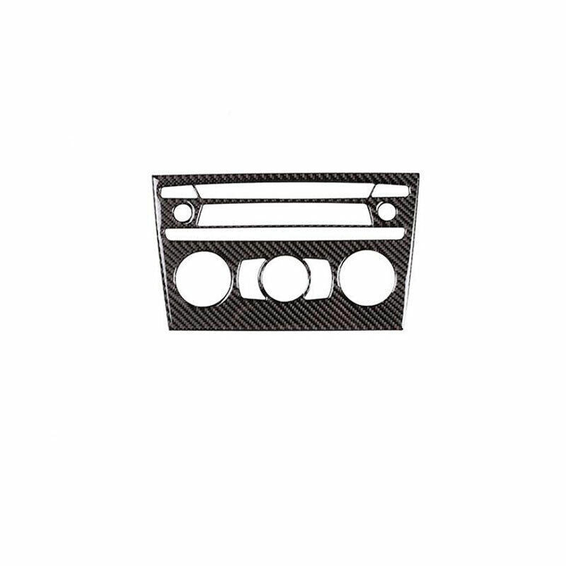Real Carbon Fiber Central Console CD Switch Panel Trim for BMW X1 E84 2013-2015