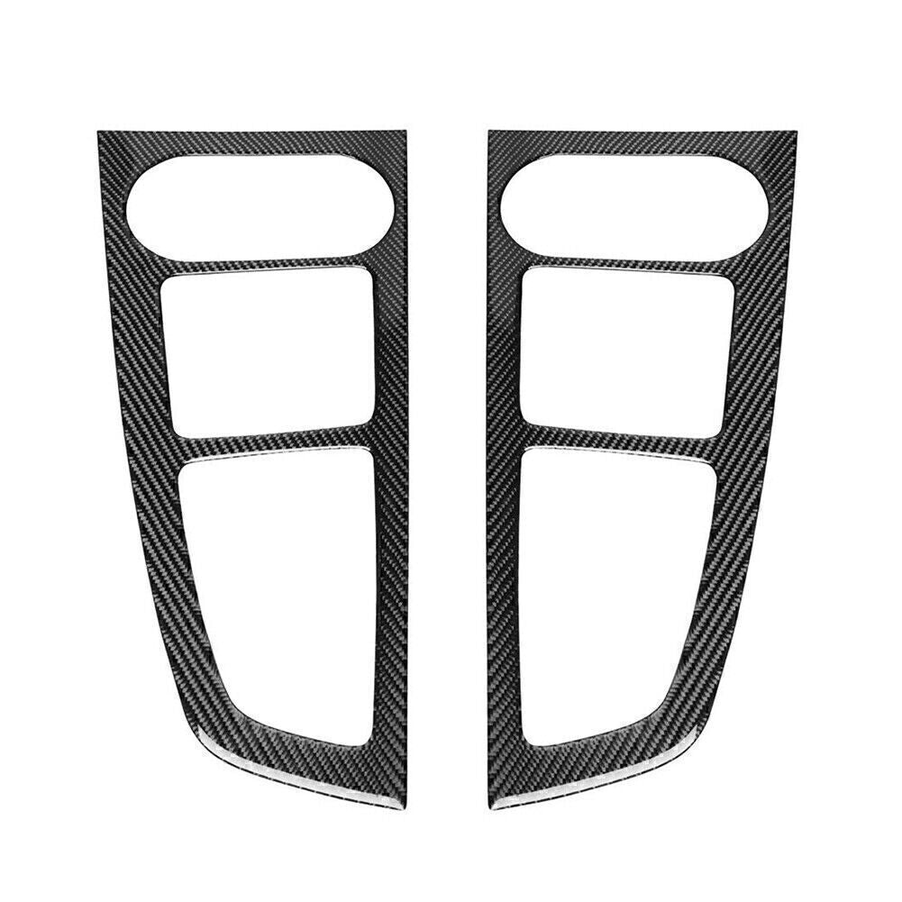 Carbon Fiber Center Console Panel Cover Trim Fit for Audi A4 B9 2017-2020 RHD