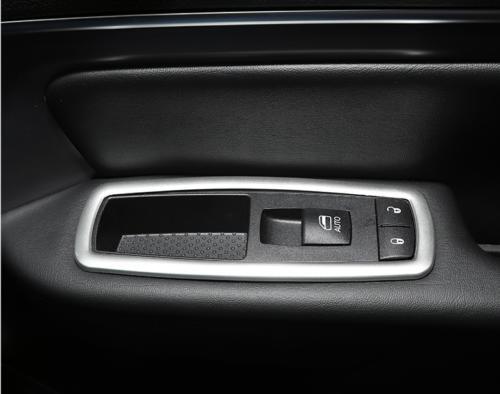 for Jeep Grand Cherokee 2011-2020 Matte Silver Window Lock Lift Panel Frame Trim