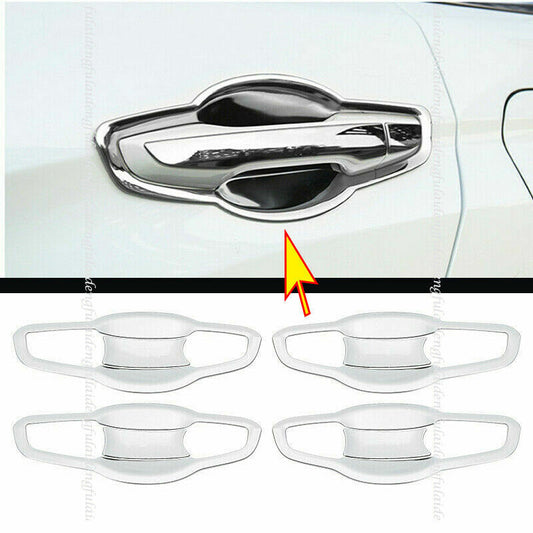 8P for Honda CR-V CRV 2017-2022 Chrome Car External Door Bowl Molding Cover Trim