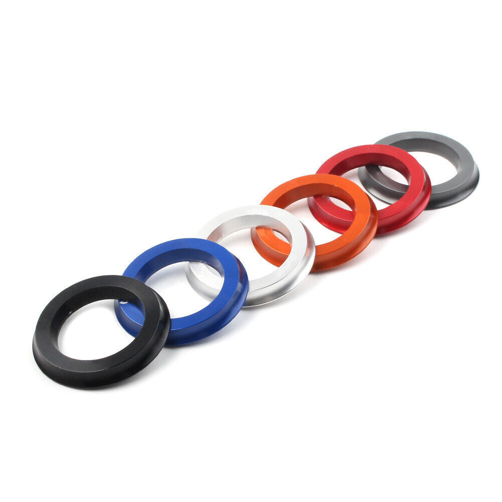 Alloy Ignition Key Switch Ring Cover Key Hole Circle Cap Cover Universal