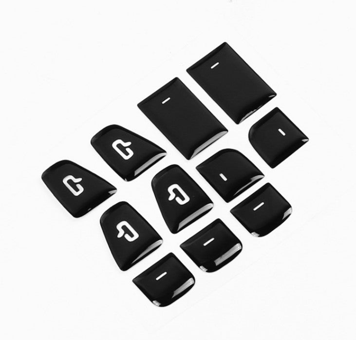 Glossy Black Window Lift Panel Switch Decoration for Tesla Model 3 Y 2017-2023