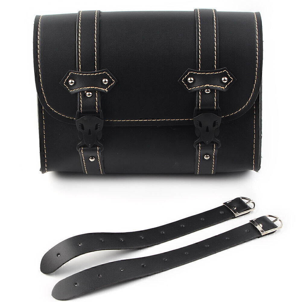 Motorcycle Universal Tool Bag PU Leather Side Storage Saddle Bag Luggage Pouch Q