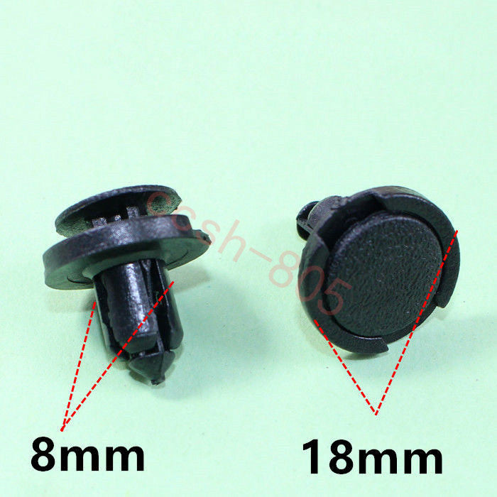 10 Pcs Car Bumper Grille Trim Trunk Lining Retainer Clips for Nissan