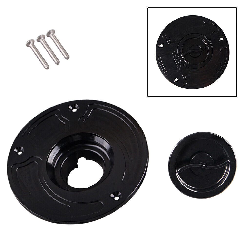 Kraftstofftankdeckel f¨¹r for Yamaha YZF R1 R6 1999 2000 2001 2002 2003 -2012 Schwarz