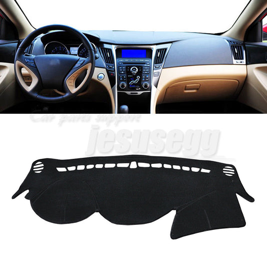 For 11-14 for Hyundai Sonata LHD Interior Sun Shade Visor Pad Dashboard Cover Mat
