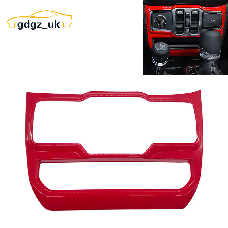 Red Center Dash Window Switch Panel Trim Cover Interior for Jeep for Wrangler JL JLU