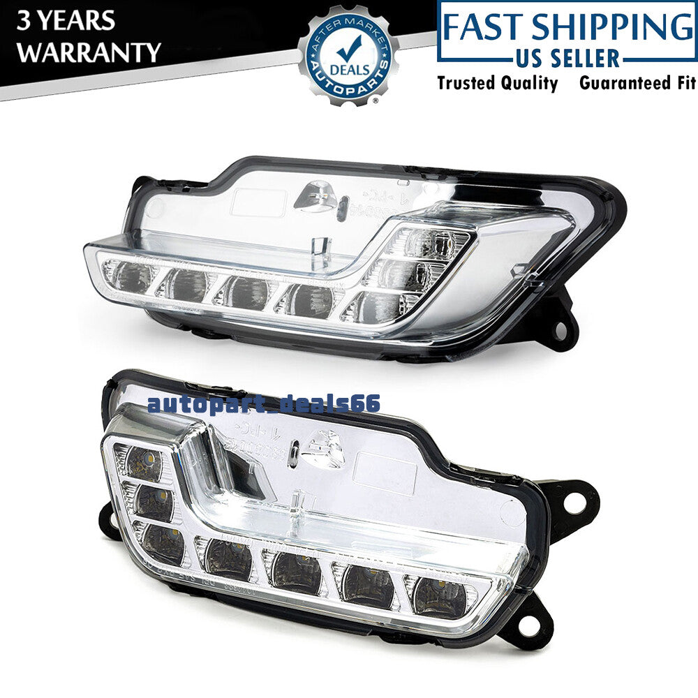 Two fog lights/driving lights suitable for Mercedes-Benz E350, E550, E63, and AMG models. (10-16 2128200856)