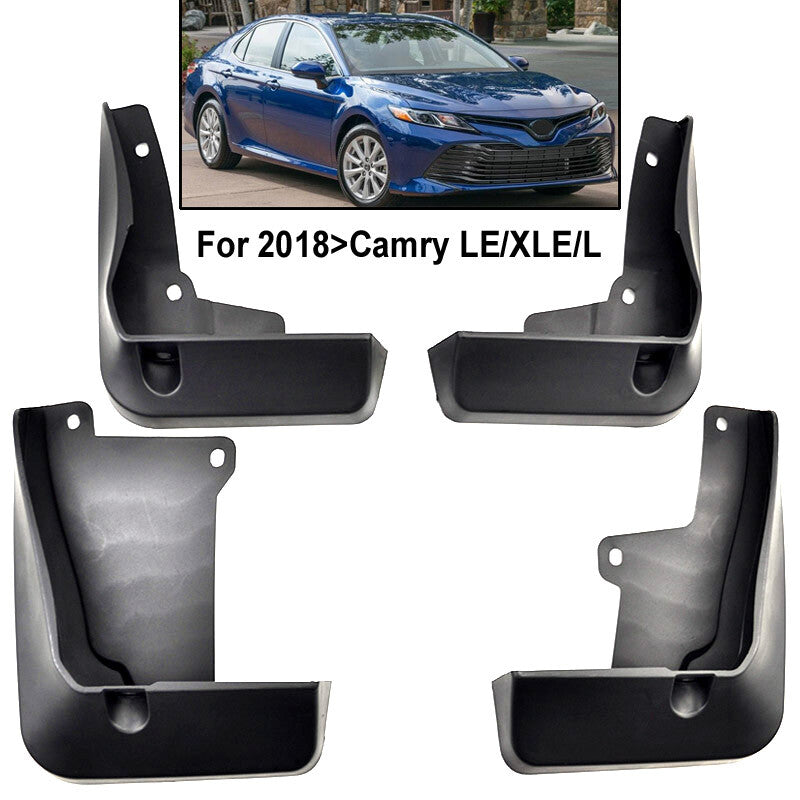 Front Rear 4Pc Fender Flares Cars for Toyota for Camry 2018 L Le Mudflaps Mud Guard Q