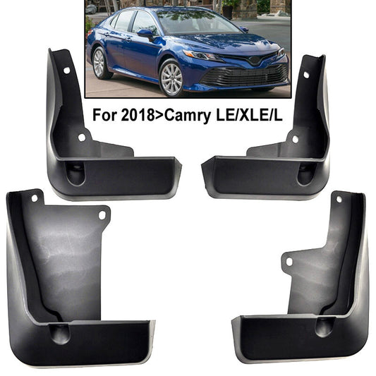 Front Rear 4Pc Fender Flares Cars for Toyota for Camry 2018 L Le Mudflaps Mud Guard Q