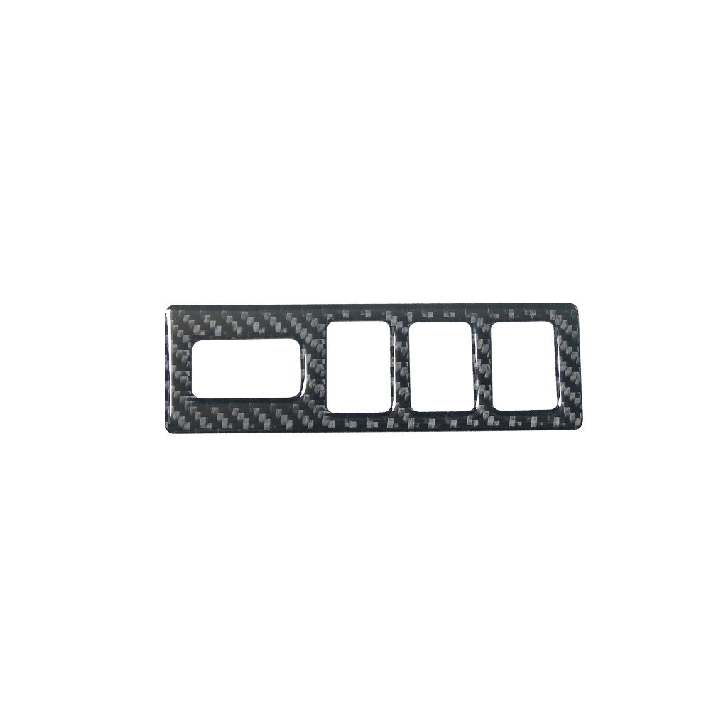 Car Door Control Frame Trim Cover Carbon Fibre for Toyota Tundra 2007-2013