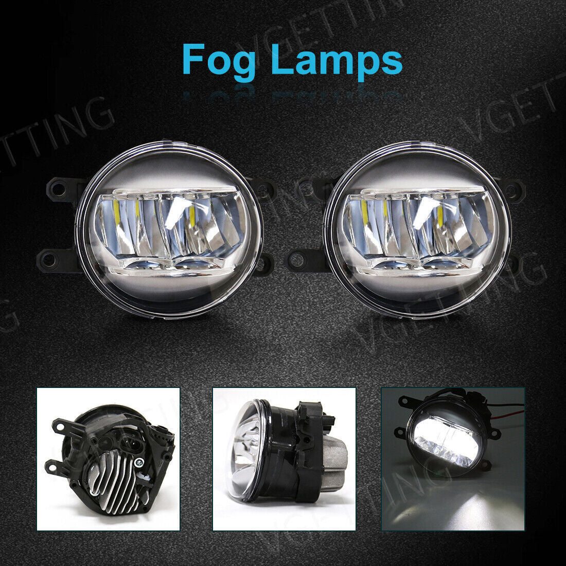 for Toyota for Camry SE XSE 2021-2023 LED Fog Lamp DRL Daytime Running Light Kit 4Pc