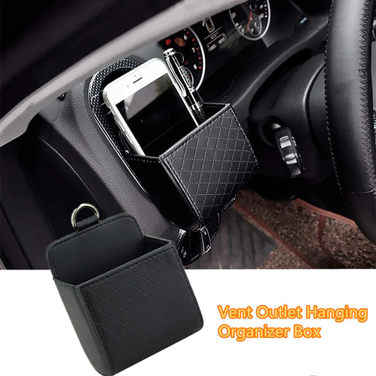 1x Car Organizer Air Vent Storage Pouch Hanging Bag Phone Holder Pocket Holder