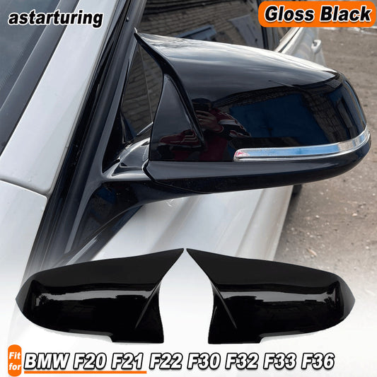 Pair Replacement SideMirror Cover for BMW F20 F21 F22 F30 F32 F33 F34 F36 X1 E84