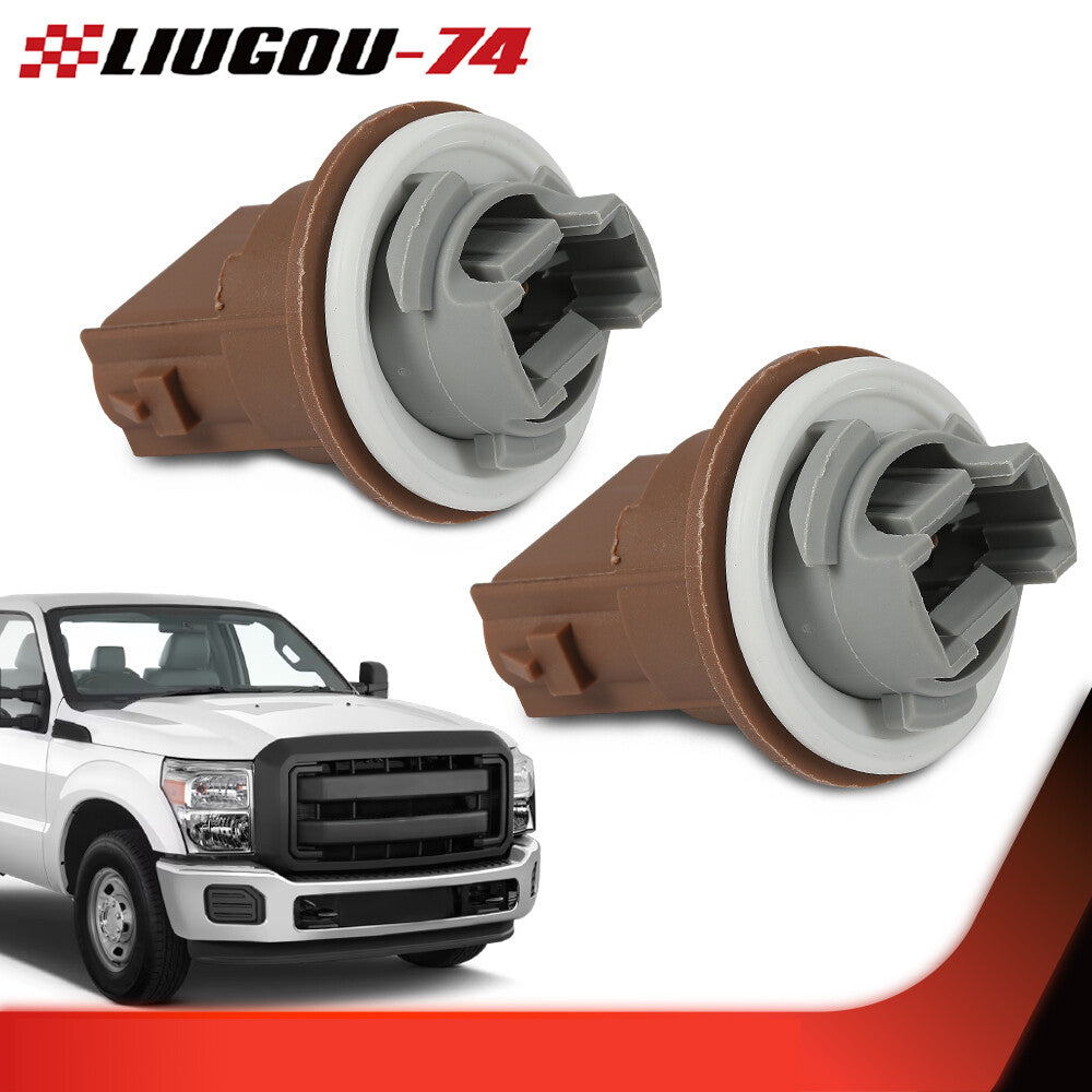 2-pack of bulb sockets suitable  for ford  headlights, parking lights, turn signals, brake lights, and taillights. Q