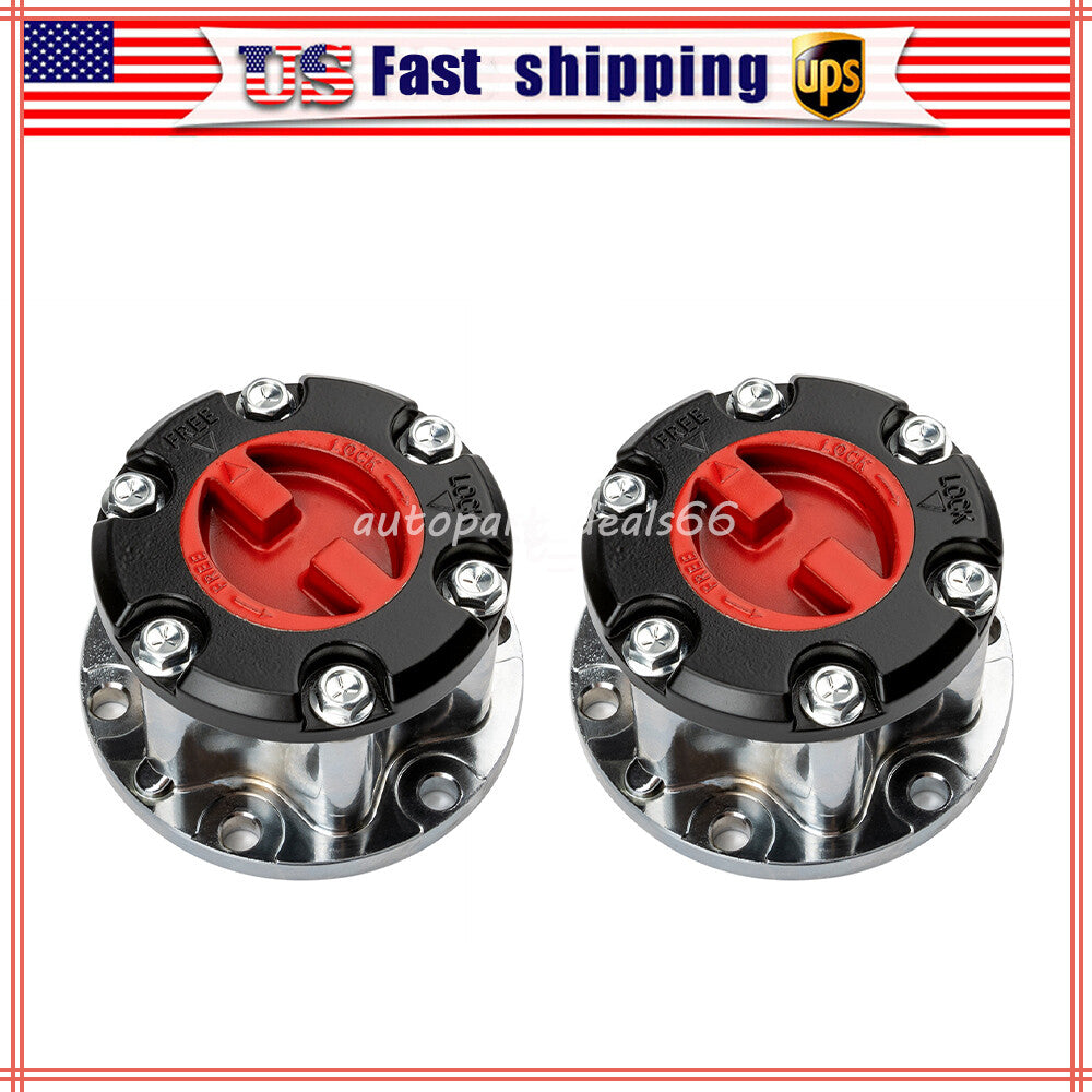2Pcs Manual Wheel Locking Hub for Toyota T100 Pick Up Truck 4Runner Hilux