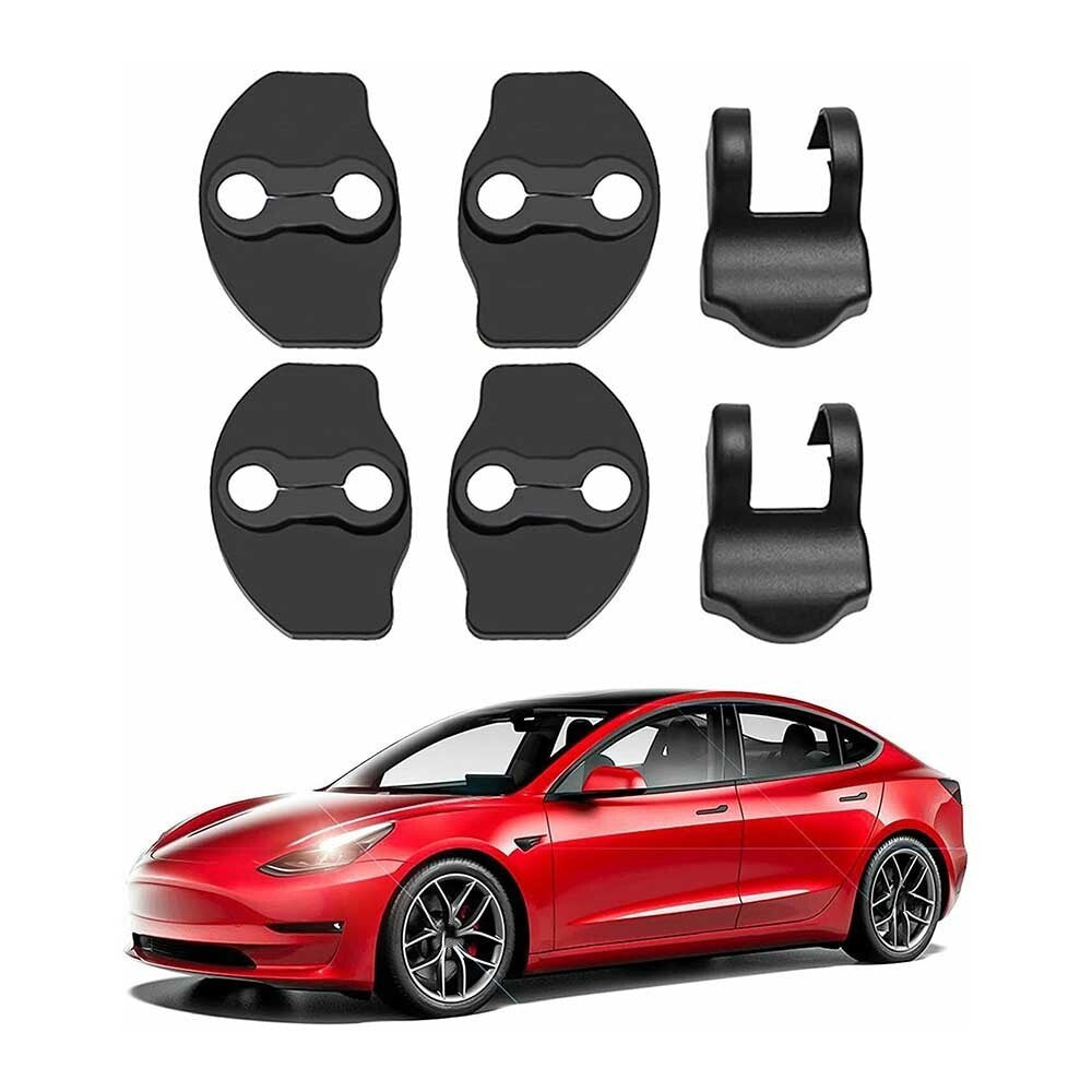 Model 3 Door Lock Protective Cover/Screen Protector, for Model Y , 6-Piece Pack - Practical n