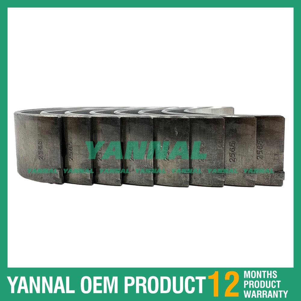 One set of BF3M1011/BF3M2011 main bearings (0417-8552) suitable for Deutz engine parts.