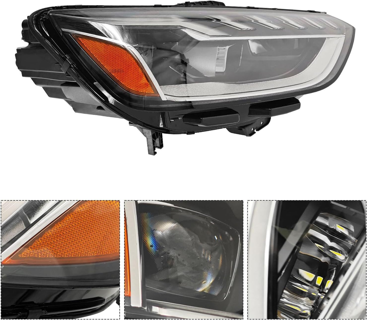 For 2020-2024 for Audi A4 2.0L S4 3.0L LED Headlight Assembly 8W0941034F Right Side