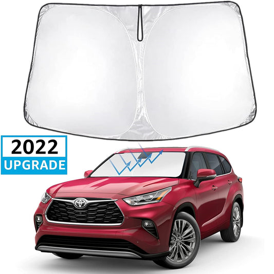 Custom-designed Highlander windshield sunshade UV protection film - n