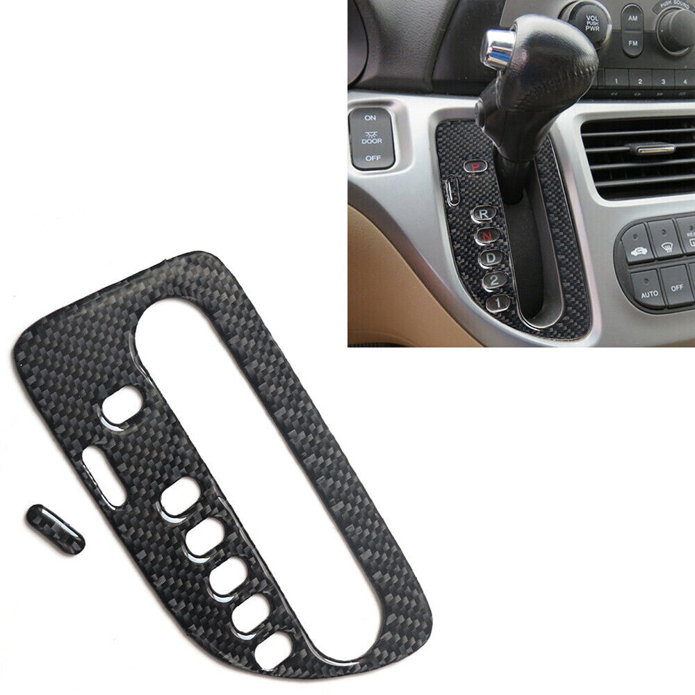 For Tacoma 2012-2015 6Pcs Front Window Button Control Trim Carbon Fiber v