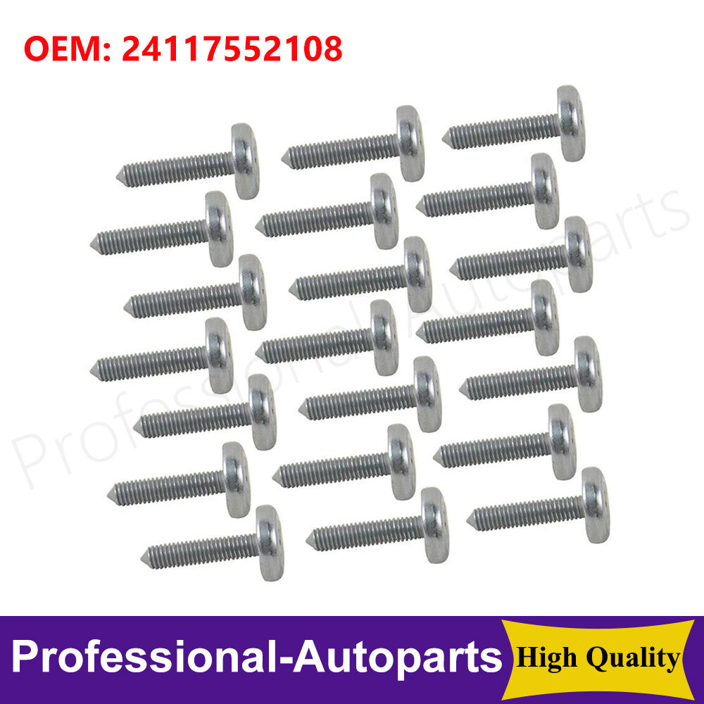 Set of 21PCS Automatic Transmission Oil Pan Bolts for BMW for Jaguar E60 X5 X6 750i