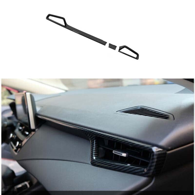 20 21 22 23 Center Console for Toyota for Corolla Carbon Fiber Dash Vent Strip Trim
