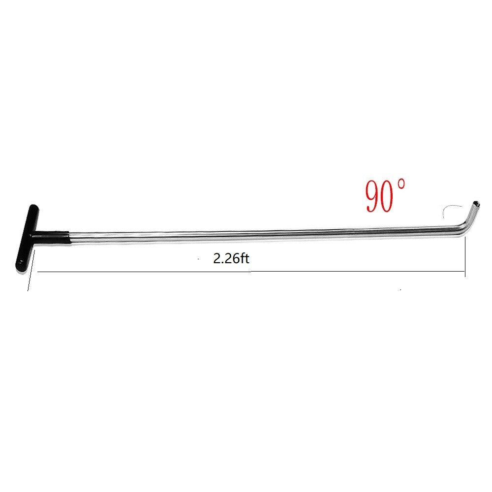 Car Crowbar Paintless Dent Repair Tool Kit Paintless Dent Repair Rods,Hook Tools v