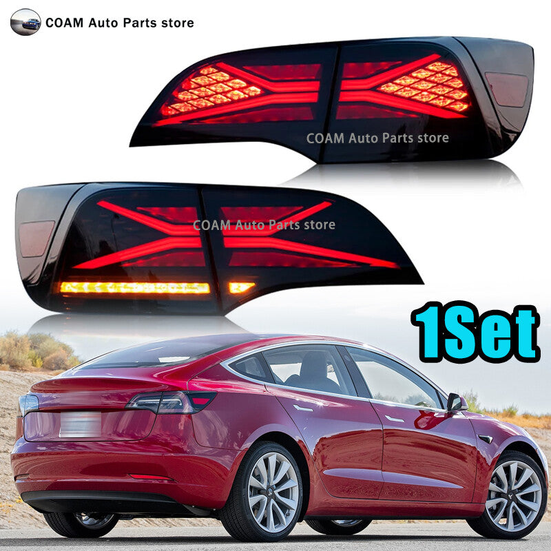 LHRH LED taillight turn signals are applicable to for Tesla Model 3 for Model Y 2017-2022