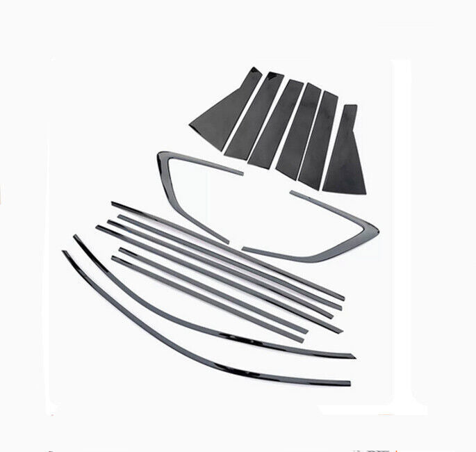 for Honda CR-V CRV 2023+ Black Titanium Window Strips&Center BC Pillar Cover n