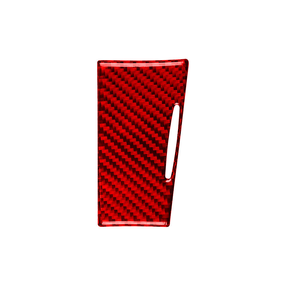 Red Carbon Fiber Interior Ashtray Panel Cover Trim for Lexus CT200h 2011-2017