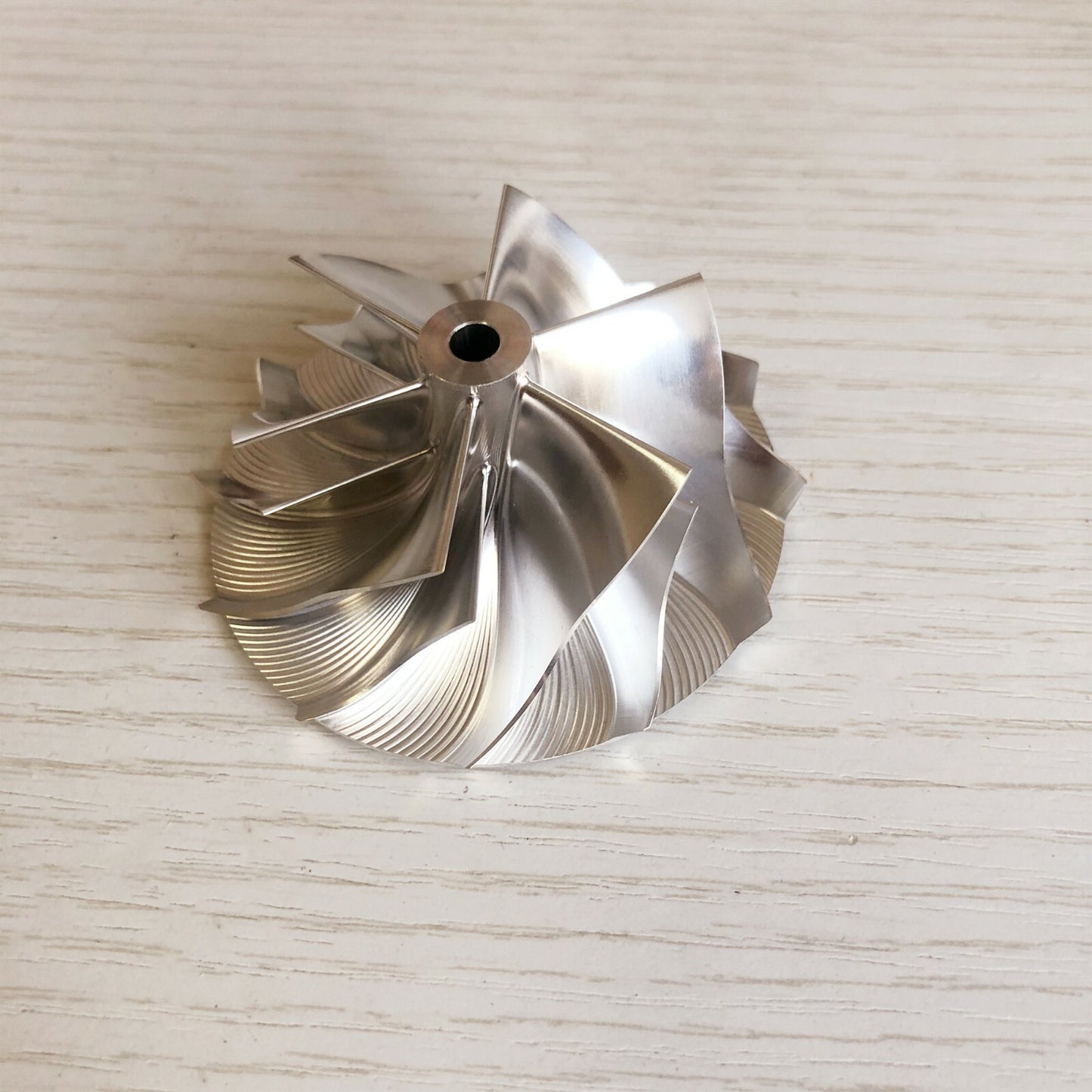 TD04HL Reverse 51.00/67.00 mm 6+6 Blade Turbine Billet Compressor Wheel