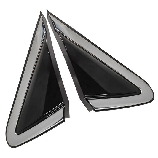 2PCS Mirror Corner Triangle Molding Fender Fits for Nissan Murano 2015-2018 RH  LH