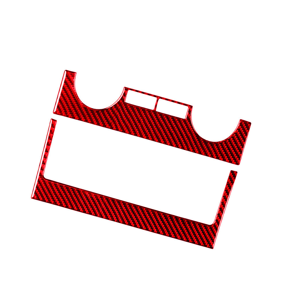 Red Carbon Fiber Interior Dashboard bottom Cover Trim Strip for Camry v