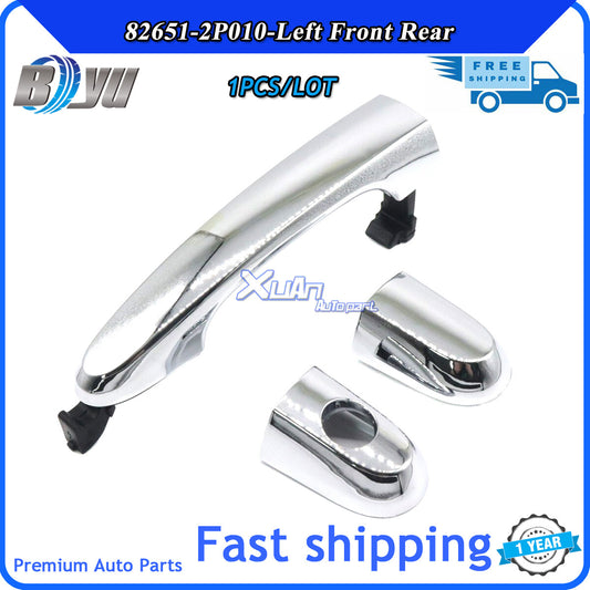 Left front and rear drive chrome alloy exterior door handles for Kia Sorento 2011 - 2015 - v