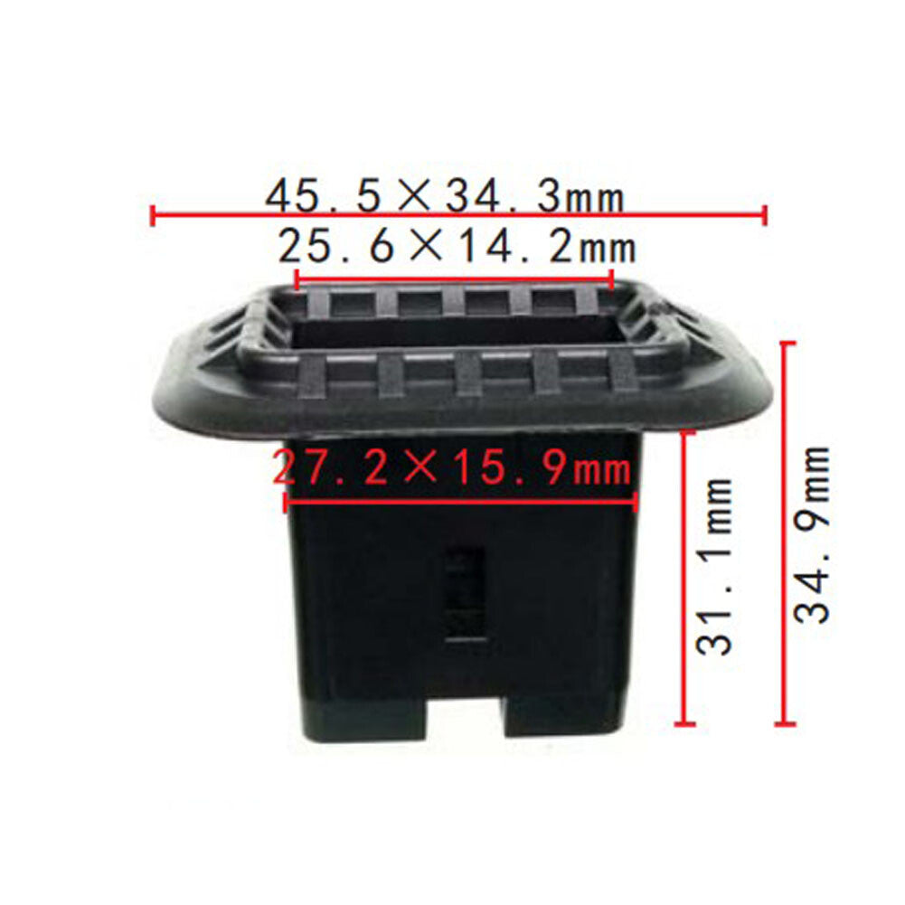 2 Pcs Auto Rear for Seat - for Seat Cushion Pad Clip for VW for Volkswagen Q