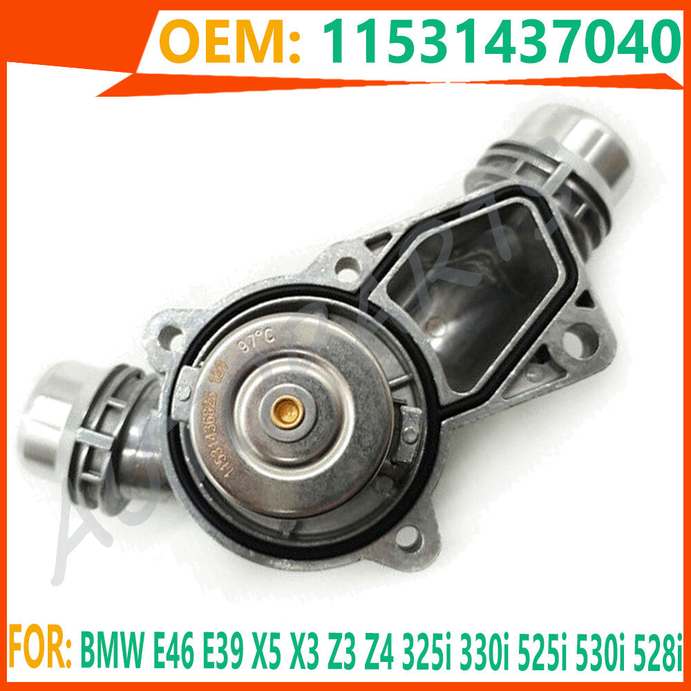 Aluminum thermostat housing suitable for E46, E39, X5, X3, Z4, 325i, 330i, 525i, 11531437040- n
