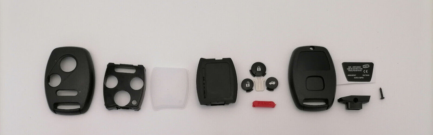 Remote Key Fob Uncut Shell Case for Honda for CR-V 07 08 2009 2010 2011 2012 2013 Q