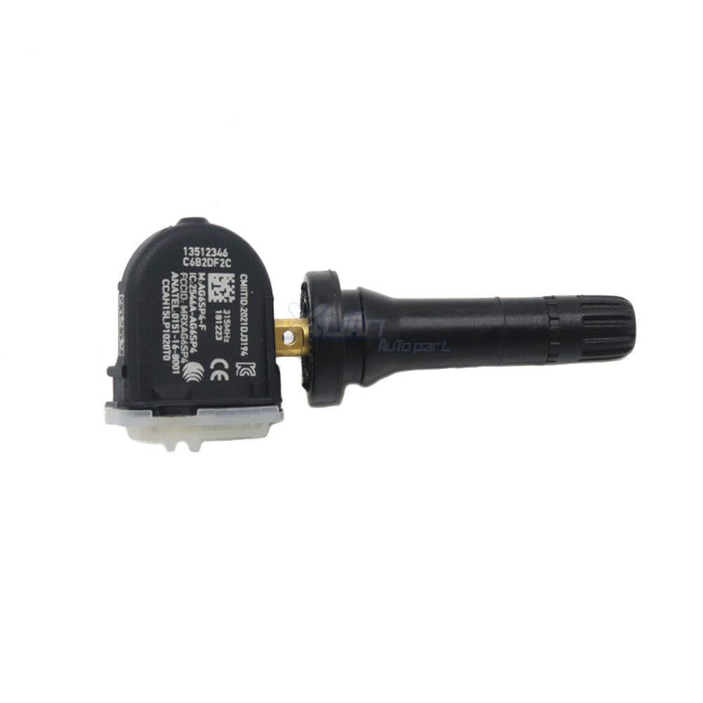 4-piece Tire Pressure Monitoring System (TPMS) Sensor Kit 13512346 for GimChevrolets - v