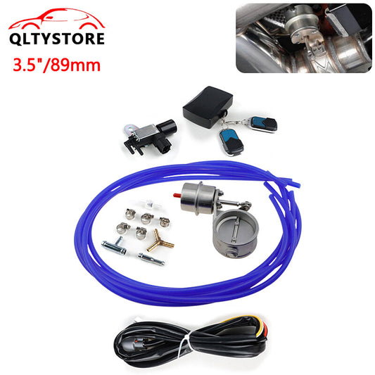 3.5'' Exhaust valve Vacuum Control Valve Closed Style with Remote Switch Upgrade Q