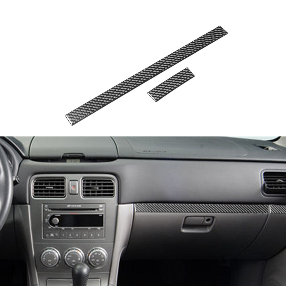 7Pcs Carbon Fiber Rear Console Frame For Silverado/tahoe/ for sierra 2007-2014 Type B v