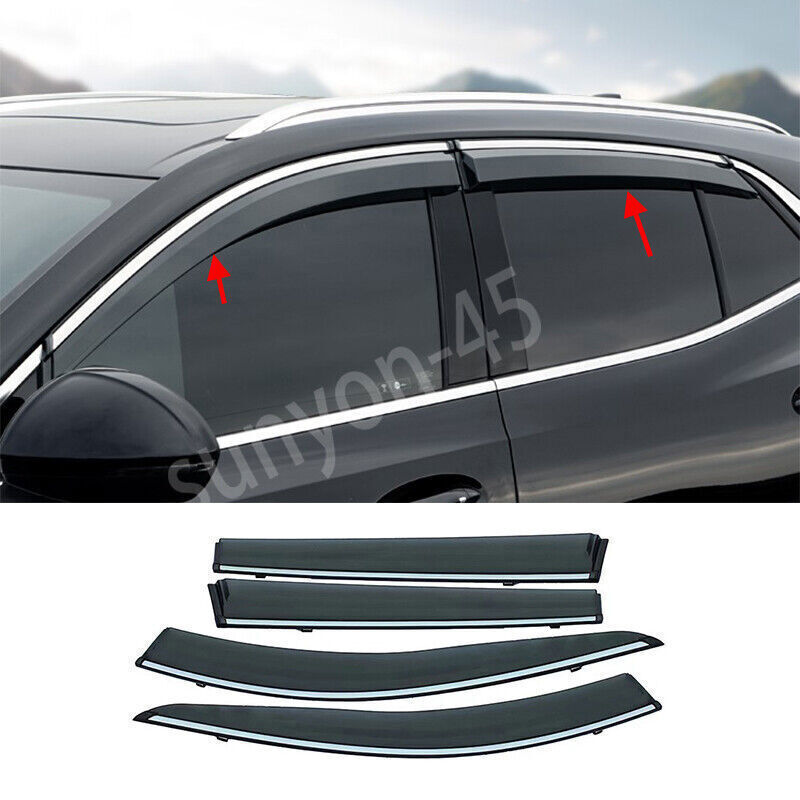 for Buick Envision 2021-2024 Window Wind Visors Sun Rain Guard Vent Deflectors