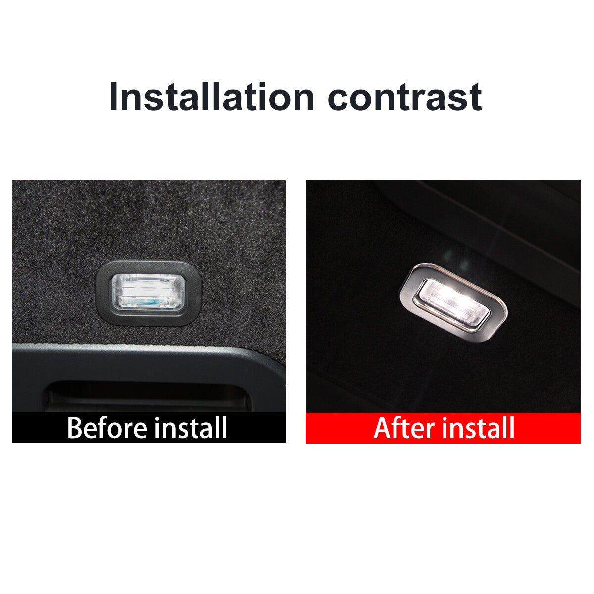 CHROME tailgate door light frame for Land Rover for Range Rover Sport 2014 - 2017 ABS- n