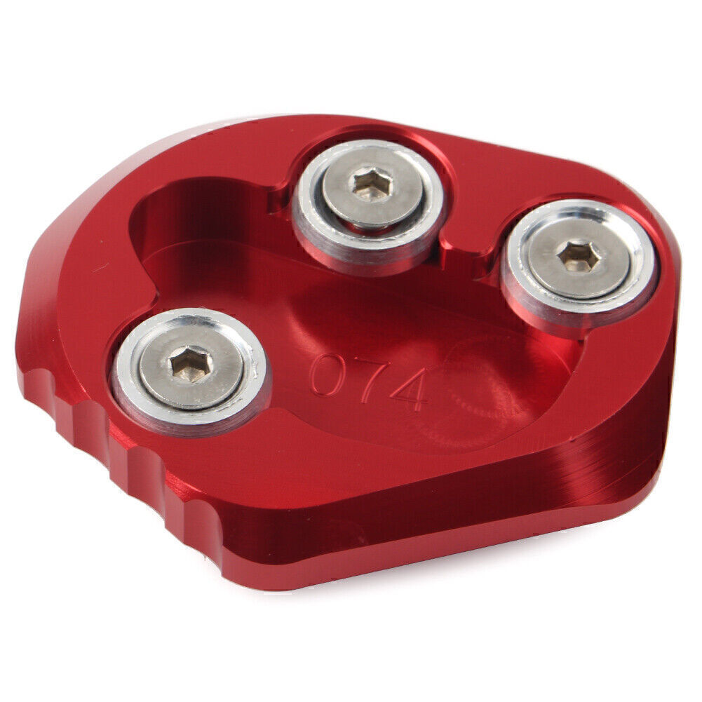 for YAMAHA YZF-R6 2017-2018 Red Kickstand Side Stand Plate Extension Pad Q