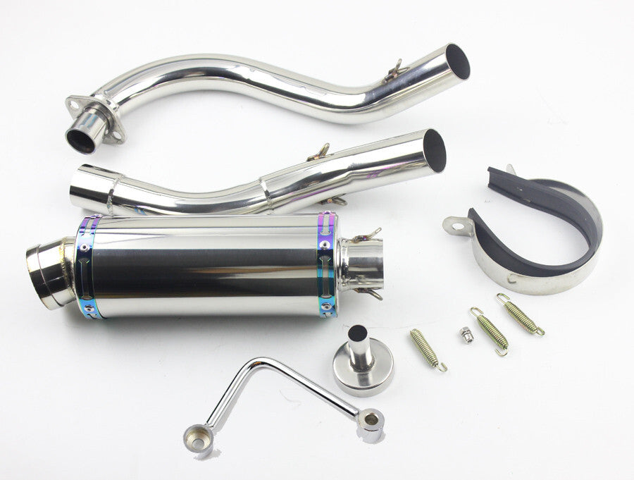 Stainless Steel Exhaust Pipe For 8 for Honda Monkey Z50 Gorilla Bikes Skyteam Z 50