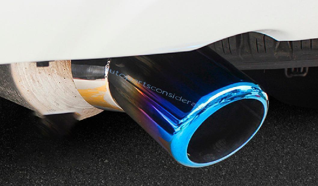 for Toyota for Land Cruiser 2013-21 Rear Tail Exhaust Muffler Tip Pipe Blue Steel 1X