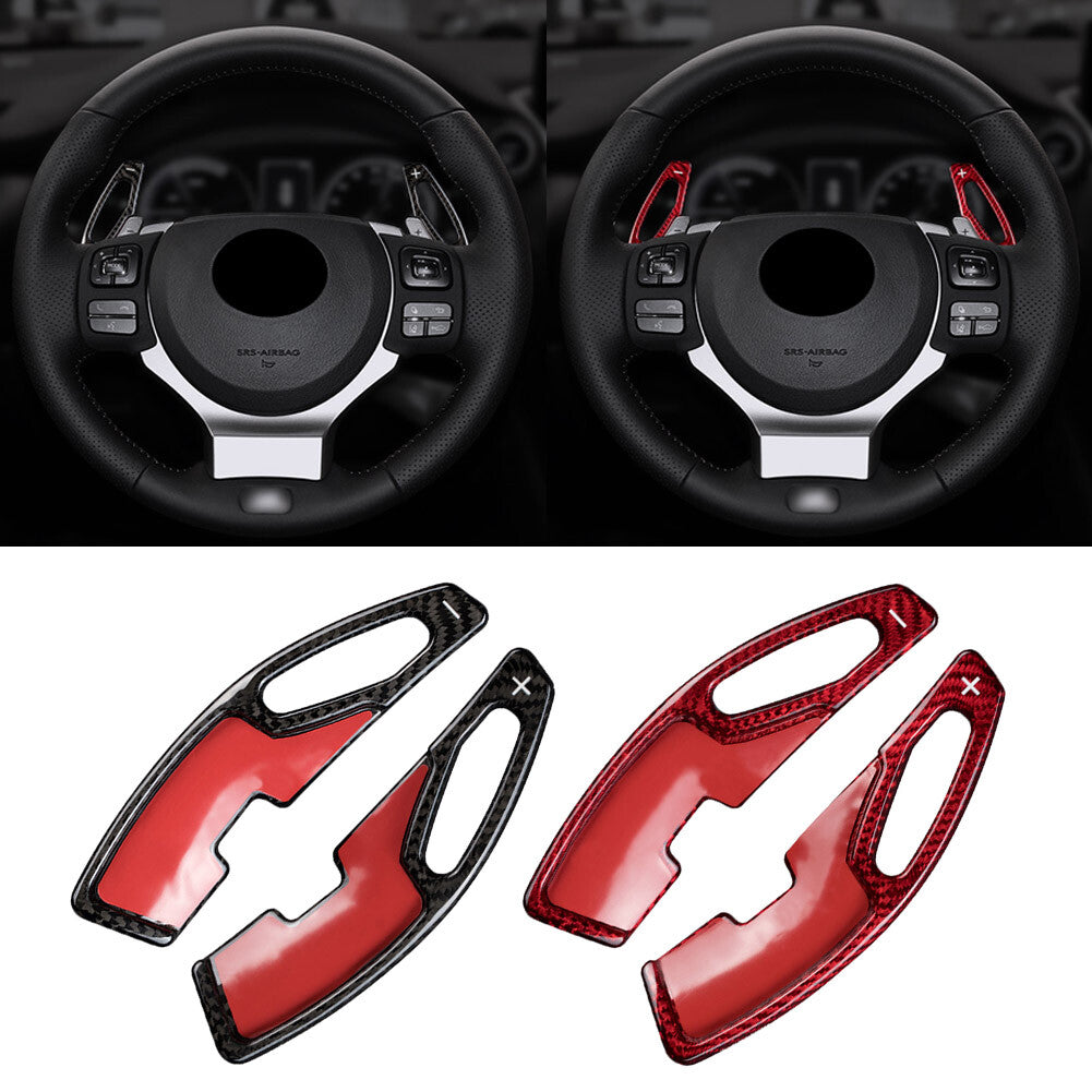 Carbon Fiber Steering Wheel Shift Paddle Extension for Lexus IS NX RX GS