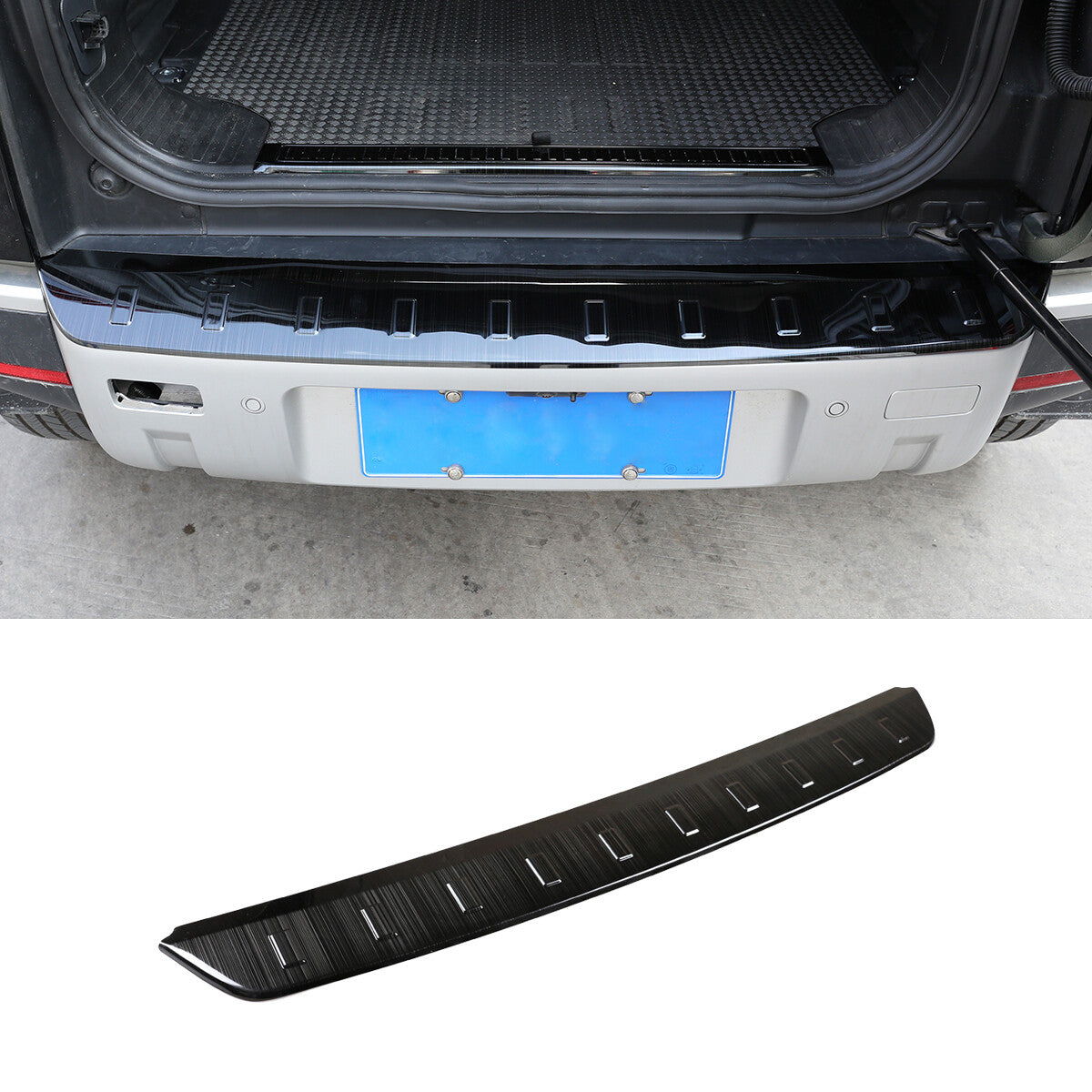 ABS matte black rear window triangular shutter cover for Corvette C8 2020-2024