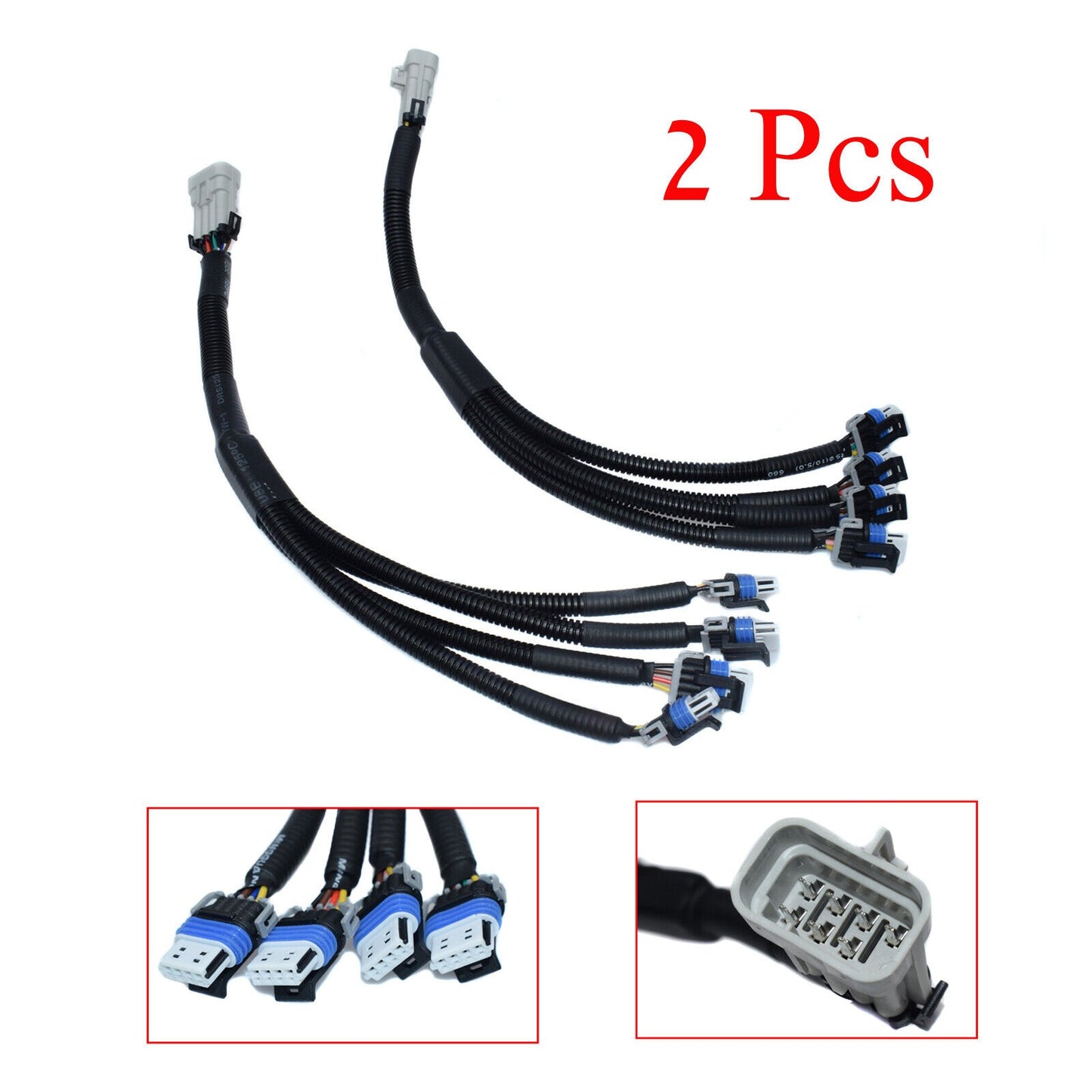 2x Ignition Coil Harness Connector For GM for Chevy LQ9 LQ4 LS2 LS7 LSX Relocation